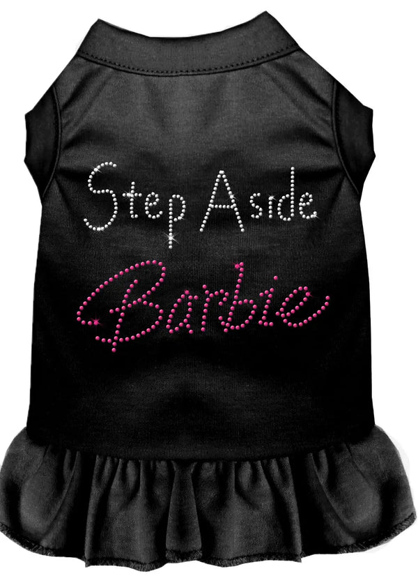 Step Aside Barbie Rhinestone Dress Black Lg Default Title