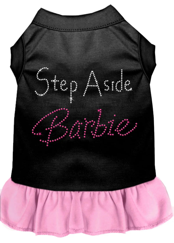 Step Aside Barbie Rhinestone Dress Black With Light Pink Lg Default Title