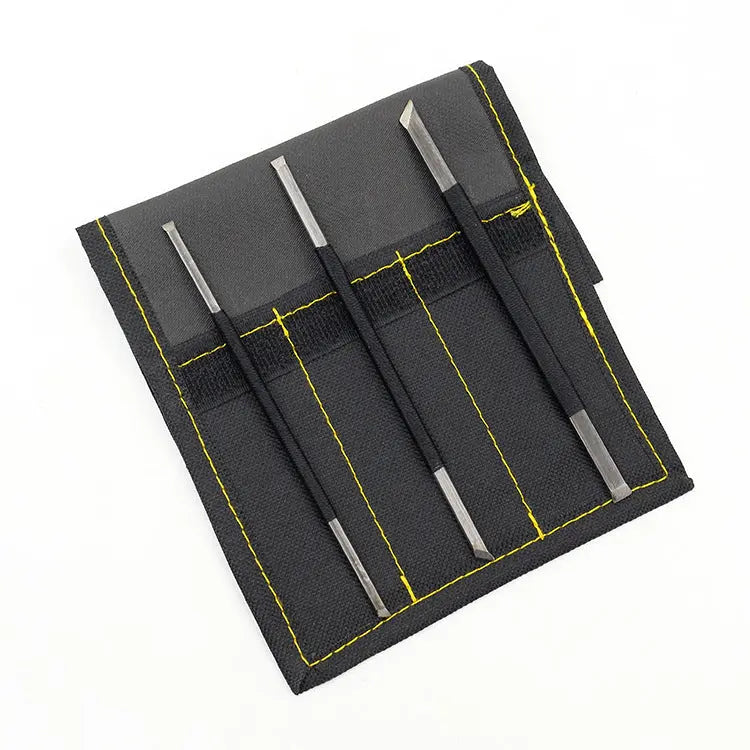 Stone Carving Carving High Carbon Steel Wood Carving Handmade Knife Steel Chisel DIY Woodworking Hand Tool Set Black