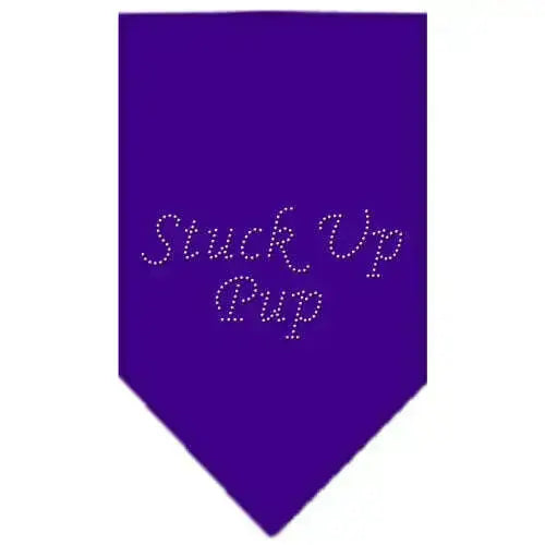 Stuck-Up-Pup-Rhinestone-Bandana-Purple-Small-GreatEagleInc-319112186