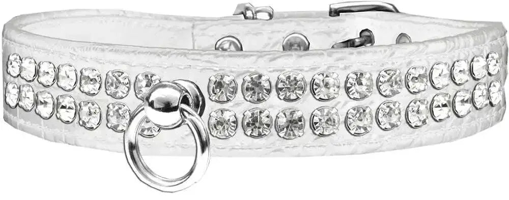 Style-_72-Rhinestone-Designer-Croc-Dog-Collar-White-Size-20-GreatEagleInc-334359059