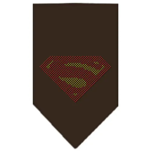 Super! Rhinestone Bandana Cocoa Small Default Title