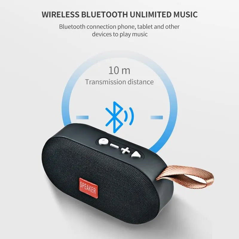 T7 Mini Bluetooth Speaker Portable Wireless Loudspeaker Sound System 3D Stereo Music Surround Outdoor Speaker Support FM TFCard GreatEagleInc