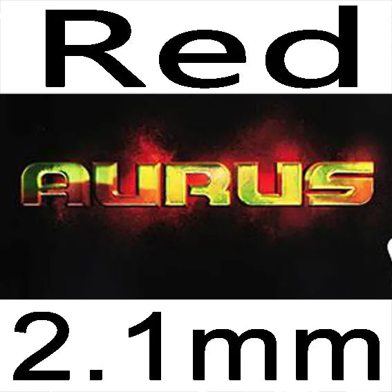TIBHAR AURUS SOUND / SOFT Table Tennis Rubber Orignal TIBHAR AURUS Ping Pong Sponge Aurus red 2.1mm