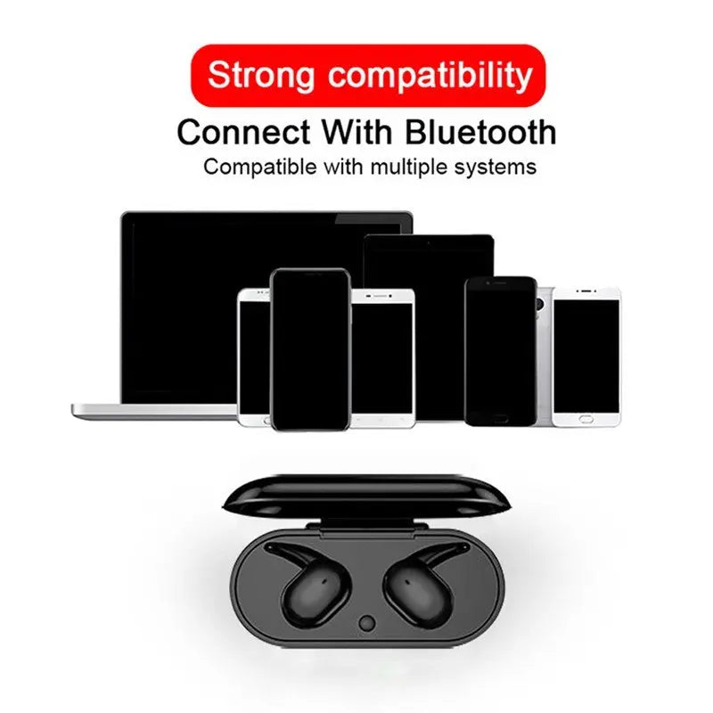 TWS Wireless Headphones Bluetooth 5.0 Earphone In-Ear Sports Running Headset For iOS/Android Phones HD Call For iPhone