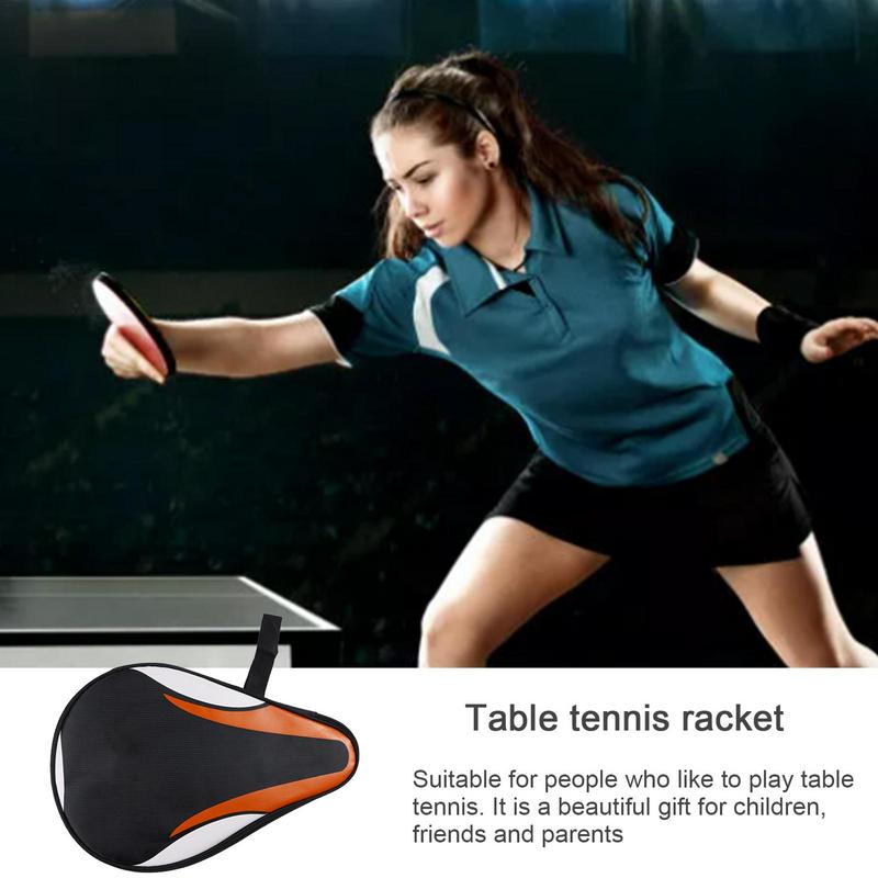 Table Tennis Paddle Case Oxford Colth Table Tennis Racket Bag Racket Cover Table Tennis Accessories Foamed Cushioning With