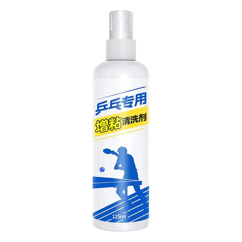 Table Tennis Paddle Cleaner Table Tennis Racket Care Agent 125ml Ping Pongs Paddle Cleaner Spray Rubber Cleansing Spray For