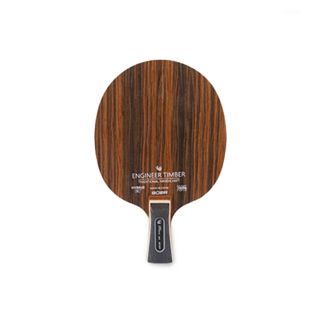 Table Tennis Racket Bottom Plate 5 Ply Ping Pong Blade Paddle Short Handle 6.2mm Table Tennis Racket Pingpong Bat