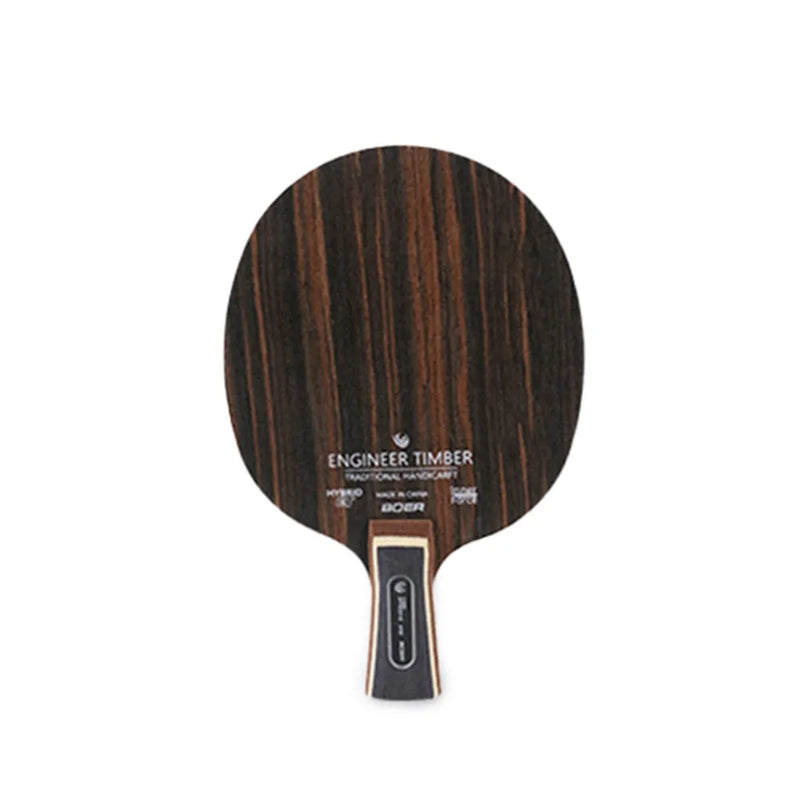 Table Tennis Racket Bottom Plate 5 Ply Ping Pong Blade Paddle Short Handle 6.2mm Table Tennis Racket Pingpong Bat