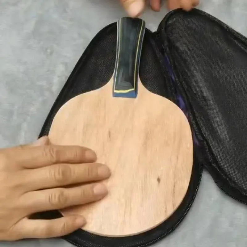 Table Tennis Racket Set Portable Hard Gourd Table Tennis Racket Case Sports Bag Large Capacity Sports Storage Bag