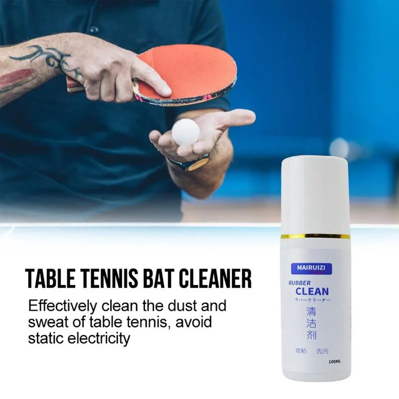 Table Tennis Rubber Cleaner Paddle Cleaner For Table Tennis Rackets 100ml Cleaning Spray Bottle For Table Tennis Racket Care