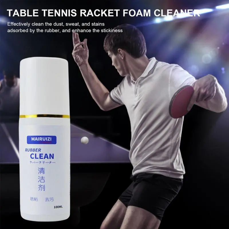 Table Tennis Rubber Cleaner Paddle Cleaner For Table Tennis Rackets 100ml Cleaning Spray Bottle For Table Tennis Racket Care