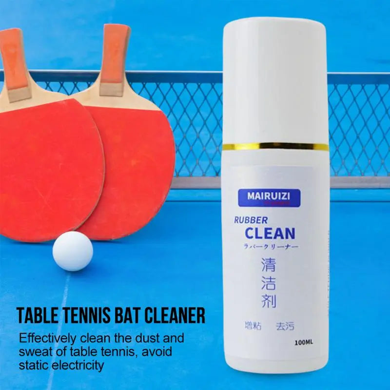 Table Tennis Rubber Cleaner Paddle Cleaner For Table Tennis Rackets 100ml Cleaning Spray Bottle For Table Tennis Racket Care