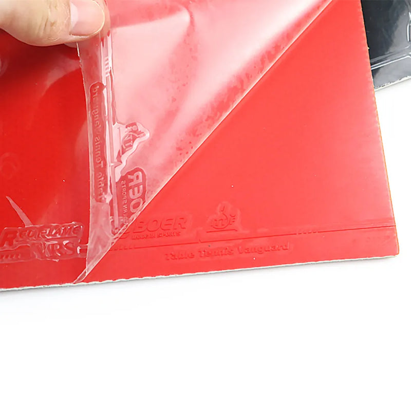 Table Tennis Rubber With Sponge Fit Ping Pong Paddle Racket Table Tennis Ping Pong Cover Easy To Manufacture Arc Training Parts