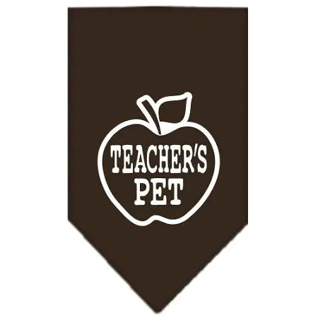 Teachers Pet Screen Print Bandana Cocoa Large Default Title