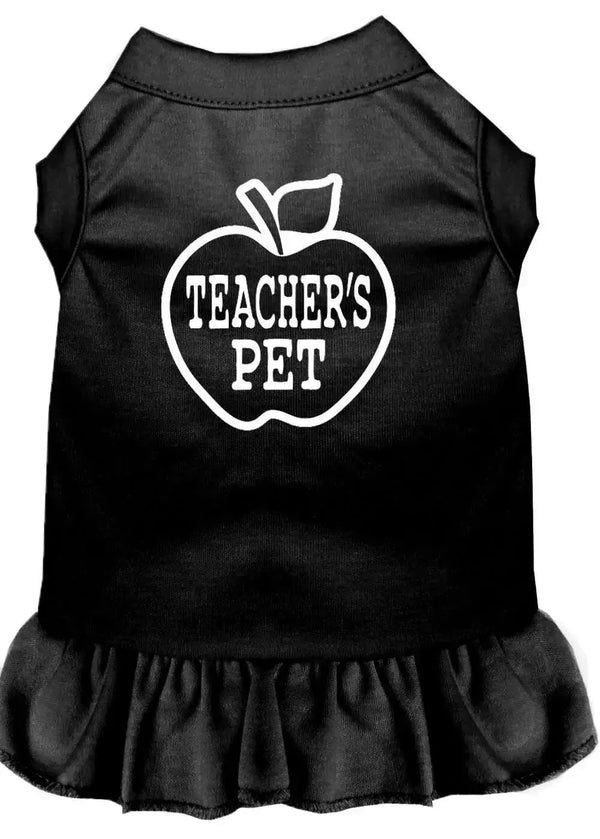 Teachers-Pet-Screen-Print-Dress-Black-Lg-GreatEagleInc-333751870