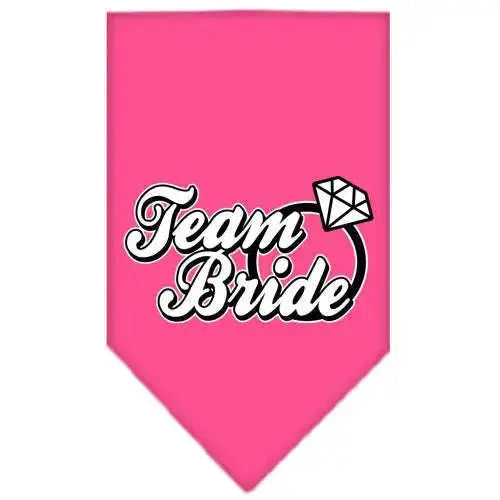 Team-Bride-Screen-Print-Bandana-Bright-Pink-Large-GreatEagleInc-318960163