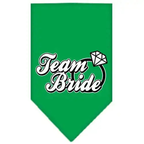 Team-Bride-Screen-Print-Bandana-Emerald-Green-Small-GreatEagleInc-318961511