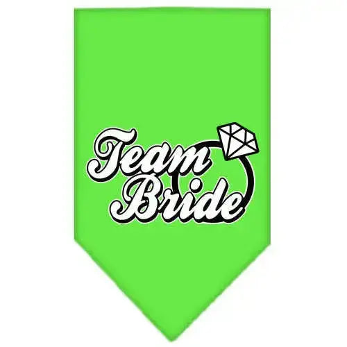 Team-Bride-Screen-Print-Bandana-Lime-Green-Large-GreatEagleInc-318960515