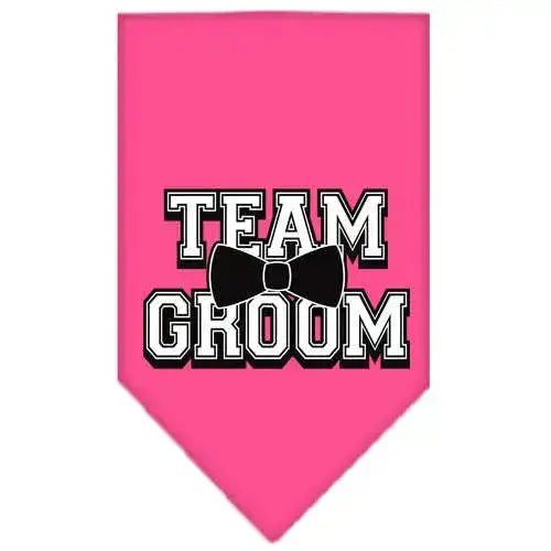 Team-Groom-Screen-Print-Bandana-Bright-Pink-Large-GreatEagleInc-318962611