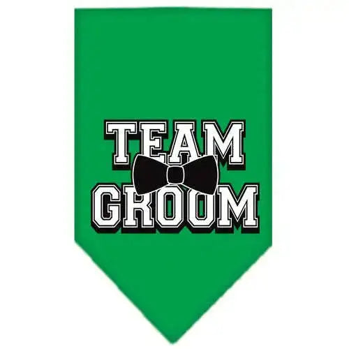 Team-Groom-Screen-Print-Bandana-Emerald-Green-Large-GreatEagleInc-318962878