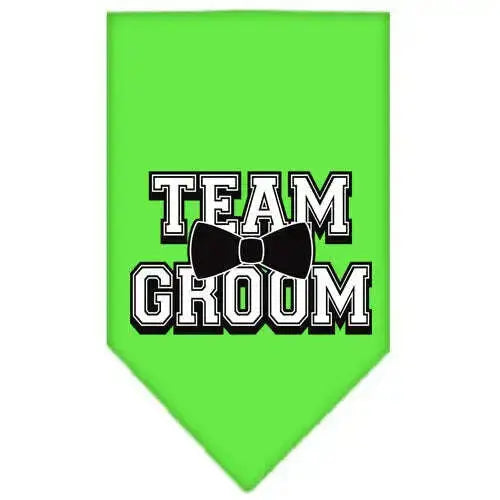 Team-Groom-Screen-Print-Bandana-Lime-Green-Small-GreatEagleInc-318964446