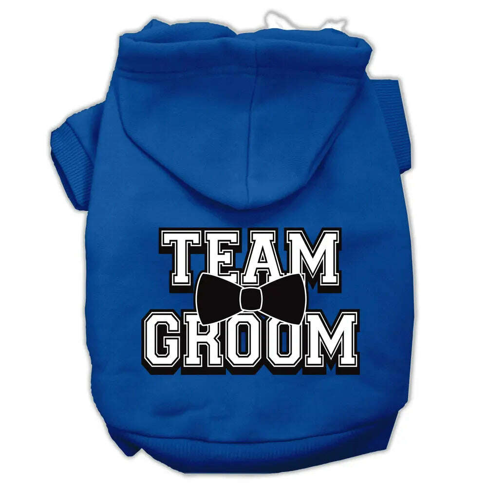 Team-Groom-Screen-Print-Pet-Hoodies-Blue-Size-Lg-GreatEagleInc-319735313