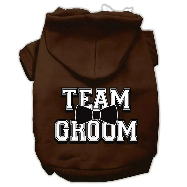 Team-Groom-Screen-Print-Pet-Hoodies-Brown-Size-Xxxl-GreatEagleInc-319729390