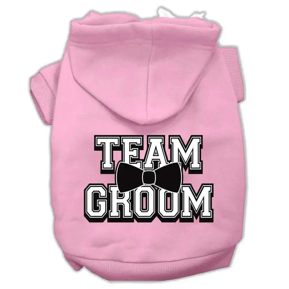 Team-Groom-Screen-Print-Pet-Hoodies-Light-Pink-Size-Med-GreatEagleInc-319733871