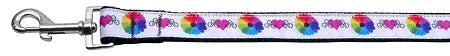 Technicolor Love Nylon Dog Leash 5/8 Inch Wide 6ft Long Default Title