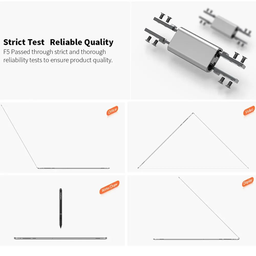 Teclast F5 laptop 11.6" Windows10 Intel Celeron N4100 8GB RAM 256GB SSD 360°Rotating 1920*1080 IPS Touch Screen Type-C NotebooK - GreatEagleInc