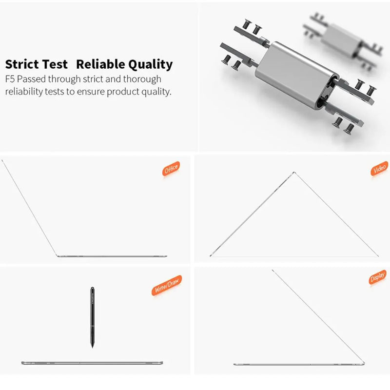 Teclast F5 laptop 11.6" Windows10 Intel Celeron N4100 8GB RAM 256GB SSD 360°Rotating 1920*1080 IPS Touch Screen Type-C NotebooK - GreatEagleInc