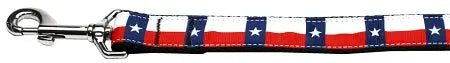 Texas Flag Nylon Dog Leash 6 Foot Default Title