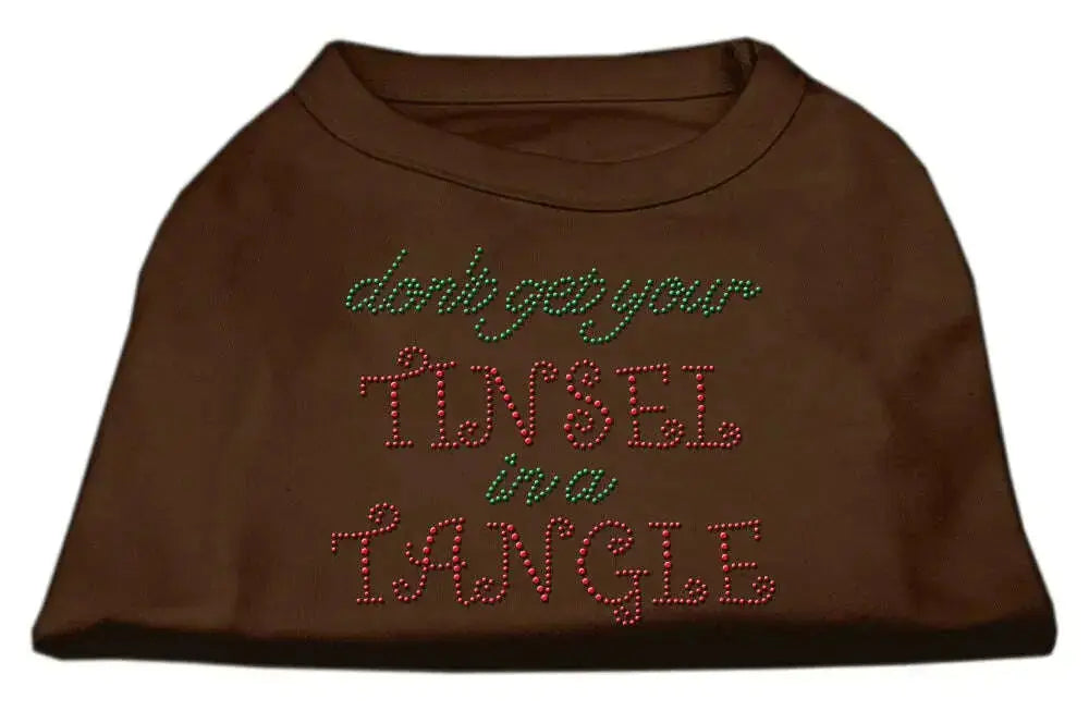 Tinsel-In-A-Tangle-Rhinestone-Dog-Shirt-Brown-Xxxl-GreatEagleInc-333763368
