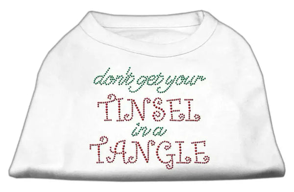 Tinsel-In-A-Tangle-Rhinestone-Dog-Shirt-White-Xl-GreatEagleInc-333764247