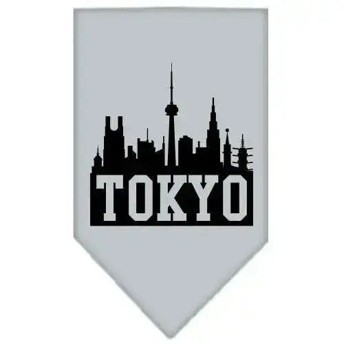 Tokyo-Skyline-Screen-Print-Bandana-Grey-Small-GreatEagleInc-318505332