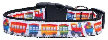 Trains-Nylon-Dog-Collar-Xs-GreatEagleInc-333774253