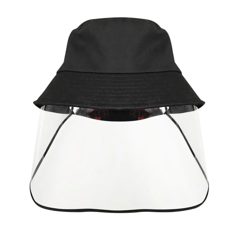 Transparent Protective Hat Anti-saliva Anti-fog Cap Isolation Removable Mask Cover Face - GreatEagleInc