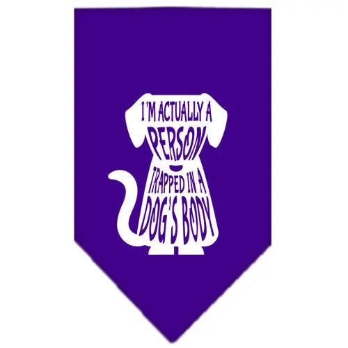 Trapped Screen Print Bandana Purple Small Default Title