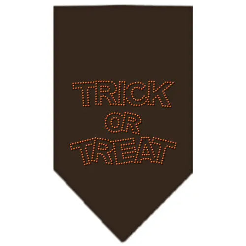 Trick Or Treat Rhinestone Bandana Cocoa Large Default Title