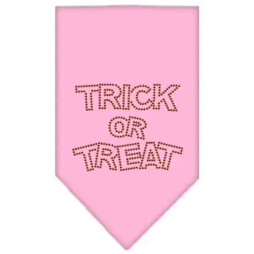 Trick-Or-Treat-Rhinestone-Bandana-Light-Pink-Small-GreatEagleInc-318583479