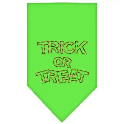Trick-Or-Treat-Rhinestone-Bandana-Lime-Green-Large-GreatEagleInc-319072187