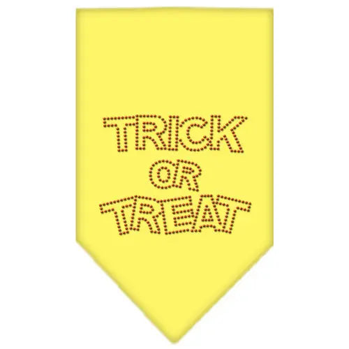 Trick Or Treat Rhinestone Bandana Yellow Large Default Title
