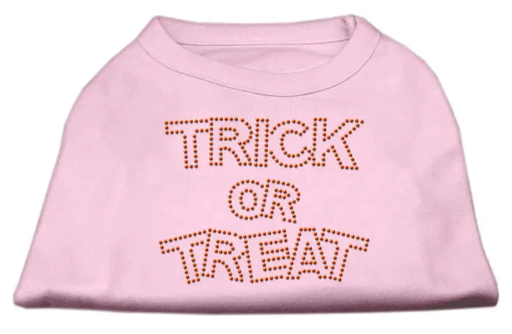 Trick-Or-Treat-Rhinestone-Shirts-Light-Pink-L-GreatEagleInc-319100077