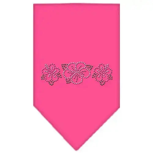 Tropical-Flower-Rhinestone-Bandana-Bright-Pink-Small-GreatEagleInc-333784294