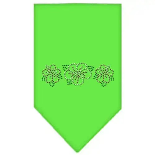 Tropical-Flower-Rhinestone-Bandana-Lime-Green-Small-GreatEagleInc-319107462