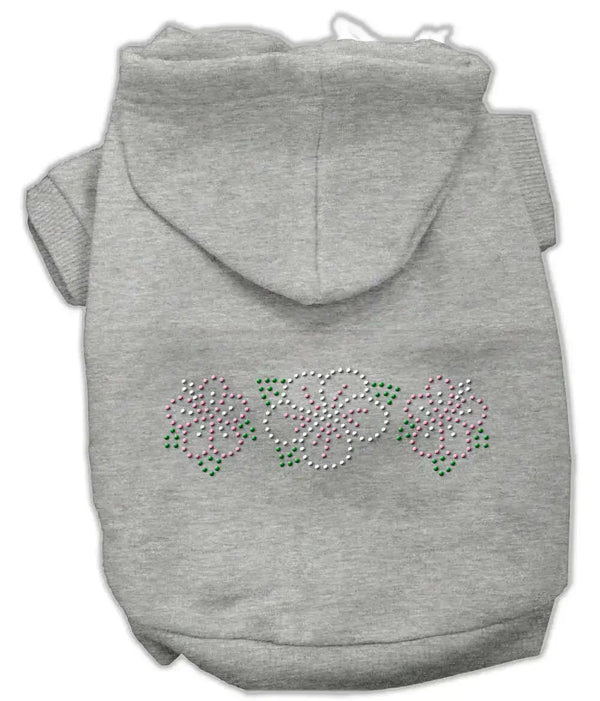 Tropical-Flowers-Rhinestone-Hoodies-Grey-Xl-GreatEagleInc-319560990