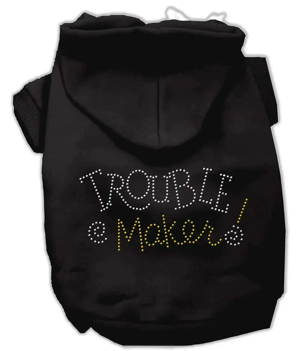 Trouble-Maker-Rhinestone-Hoodies-Black-S-GreatEagleInc-319559166