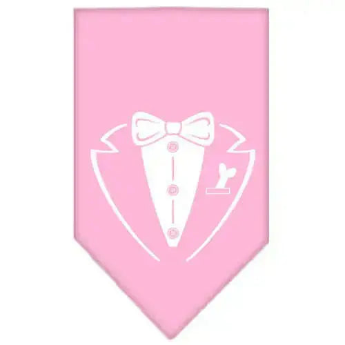 Tuxedo-Screen-Print-Bandana-Light-Pink-Large-GreatEagleInc-318965746