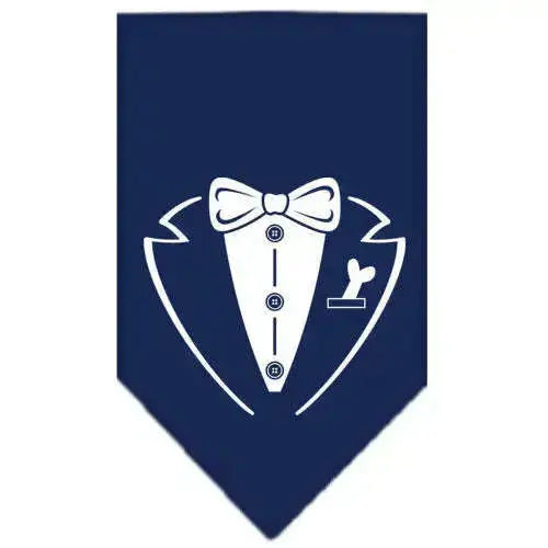 Tuxedo-Screen-Print-Bandana-Navy-Blue-Small-GreatEagleInc-318542634